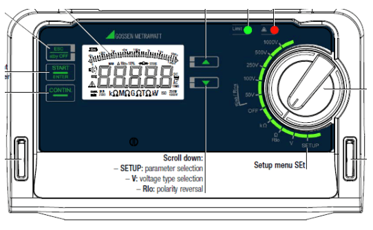 METRISO TECH  便携数字式绝缘测试仪操作说明